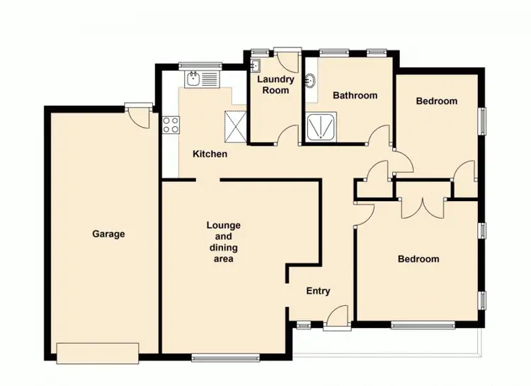 Floorplan of Homely unit listing, 1/52 Susan Avenue, Kippa-ring QLD 4021