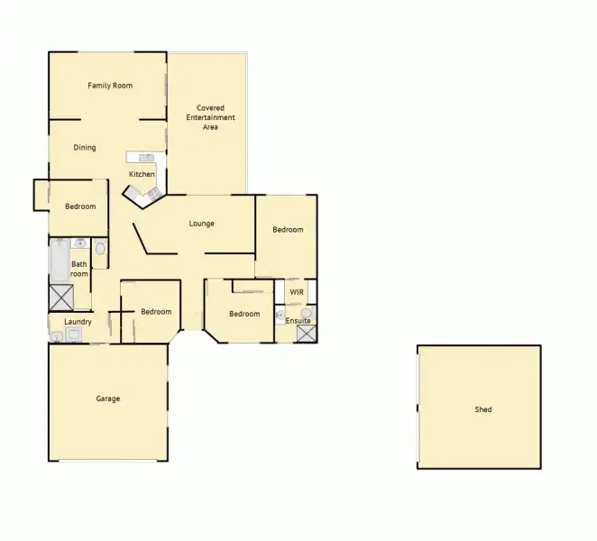 Floorplan of Homely house listing, 19 Peterlyn Court, Beerwah QLD 4519