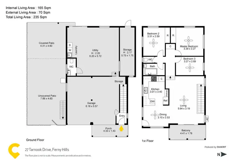 Floorplan of Homely house listing, 27 Tarnook Drive, Ferny Hills QLD 4055