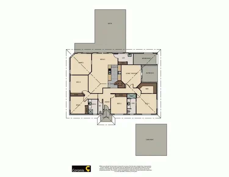 Floorplan of Homely house listing, 9 Garden Avenue, Palmwoods QLD 4555
