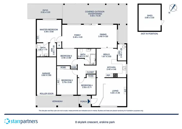 Floorplan of Homely house listing, 8 Skylark Crescent, Erskine Park NSW 2759