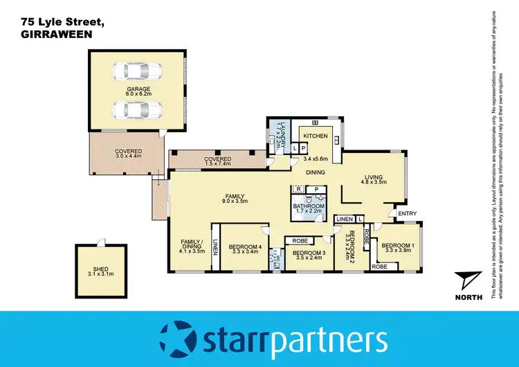 Floorplan of Homely house listing, 75 Lyle Street, Girraween NSW 2145