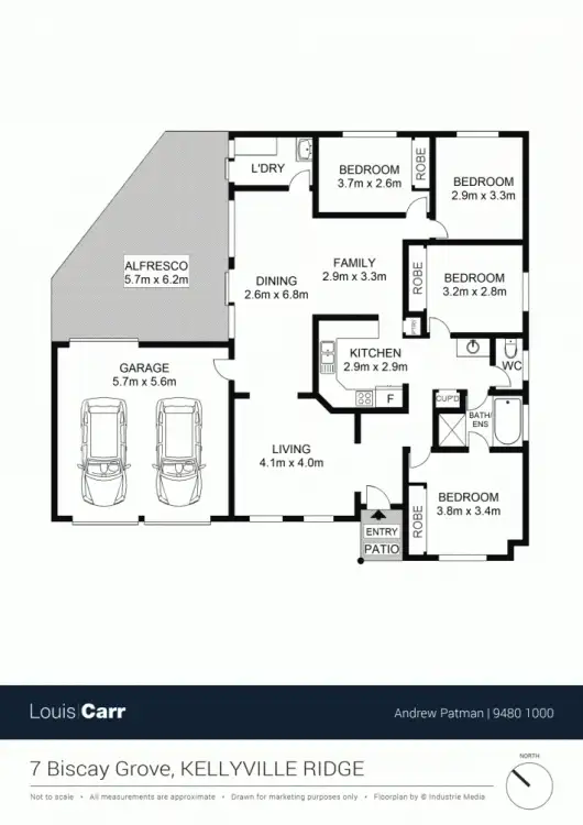 Floorplan of Homely house listing, 7 Biscay Grove, Kellyville Ridge NSW 2155