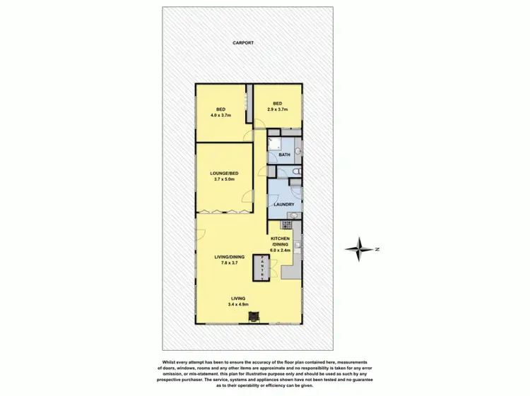 Floorplan of Homely rural property listing, 125 Boundary Hill Road, Yeodene VIC 3249