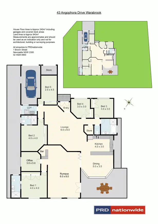 Floorplan of Homely house listing, 43 Angophora Drive, Warabrook NSW 2304