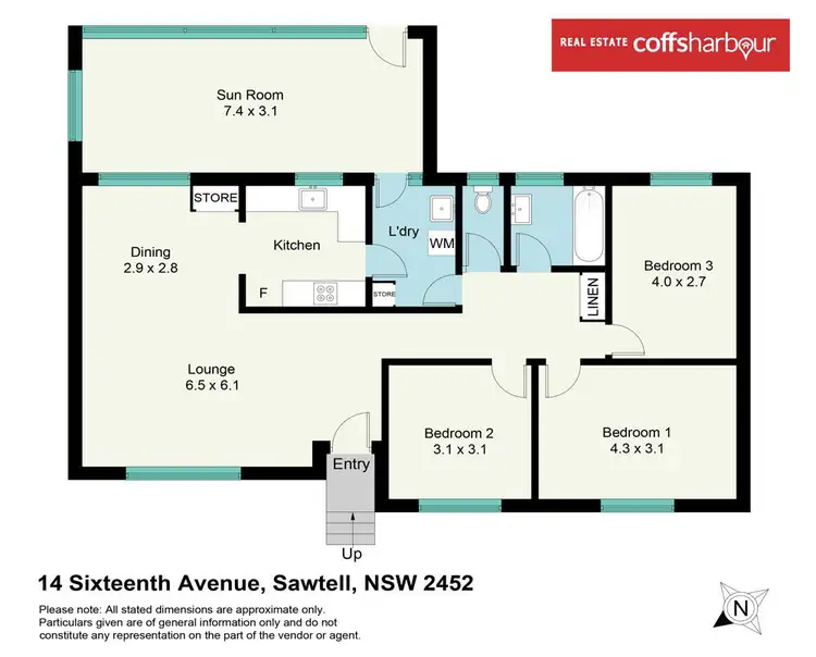 Floorplan of Homely house listing, 14 Sixteenth Avenue, Sawtell NSW 2452