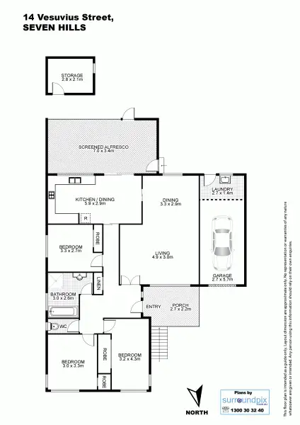 Floorplan of Homely house listing, Address available on request