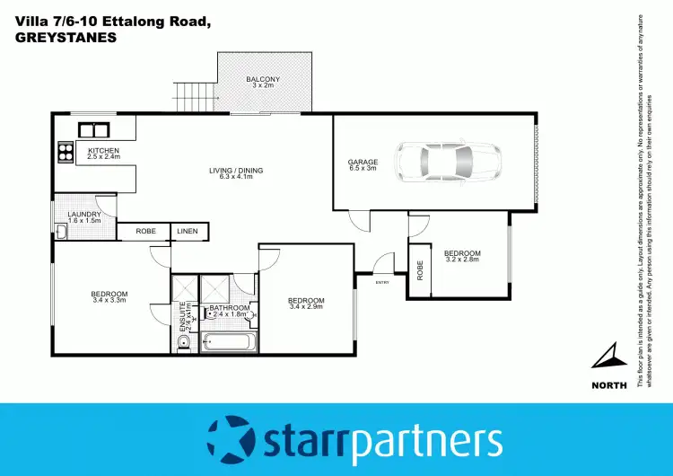 Floorplan of Homely villa listing, 7/6-10 Ettalong Road, Greystanes NSW 2145