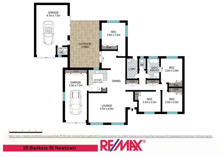 Floorplan of Homely house listing, 25 Banksia Street, Newtown QLD 4350