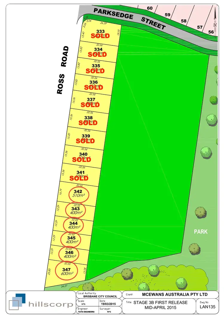 Floorplan of Homely land listing, 339/8 Grandview On Park, Upper Kedron QLD 4055