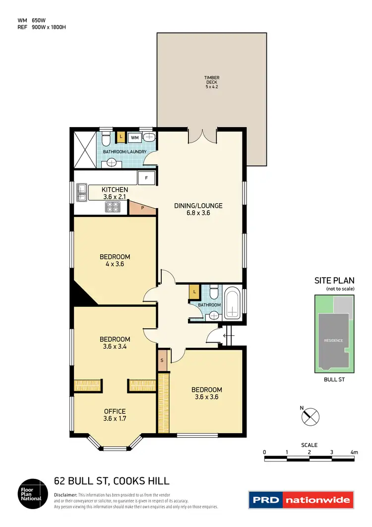 Floorplan of Homely house listing, 62 Bull Street, Cooks Hill NSW 2300