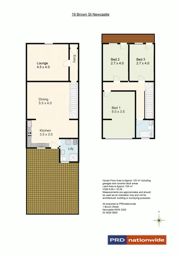 Floorplan of Homely house listing, 19 Brown Street, Newcastle NSW 2300
