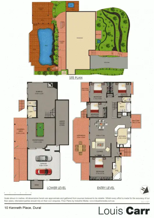 Floorplan of Homely house listing, 10 Kenneth Place, Dural NSW 2158