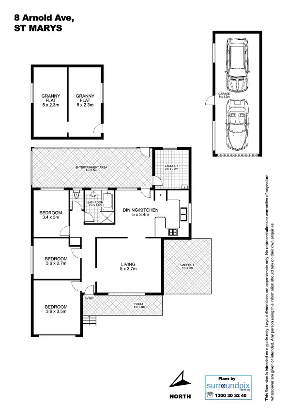 Floorplan of Homely house listing, 8 Arnold Avenue, St Marys NSW 2760