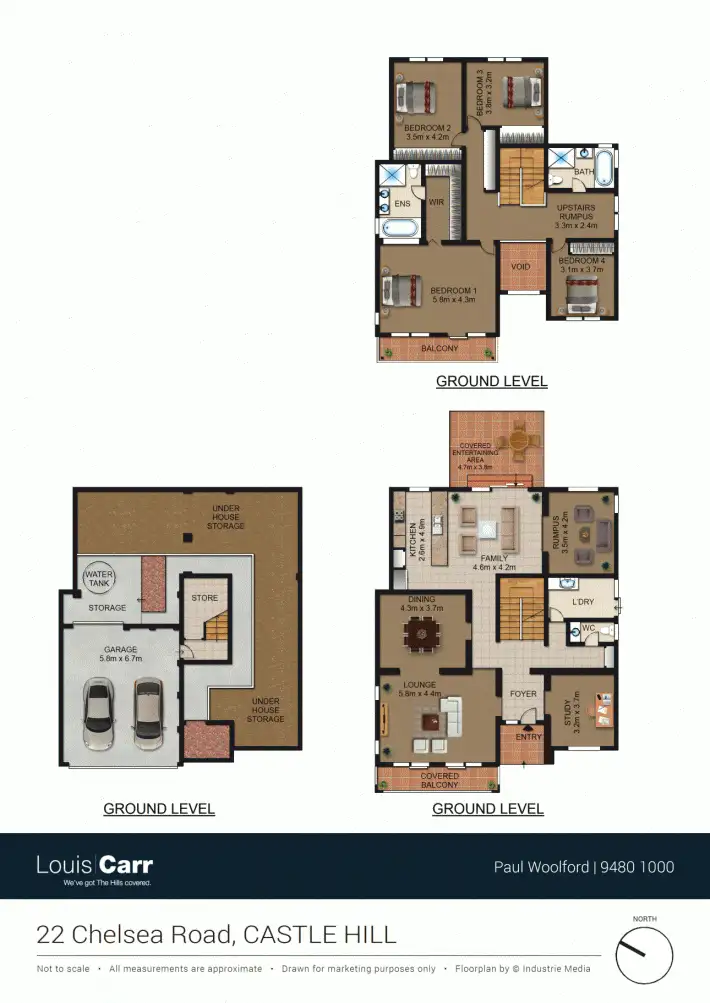 Floorplan of Homely house listing, 22 Chelsea Road, Castle Hill NSW 2154