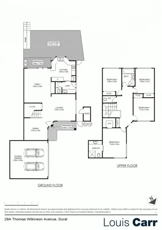 Floorplan of Homely semi-detached listing, 29a Thomas Wilkinson Av, Dural NSW 2158