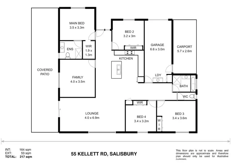 Floorplan of Homely house listing, 55 Kellett Road, Salisbury QLD 4107