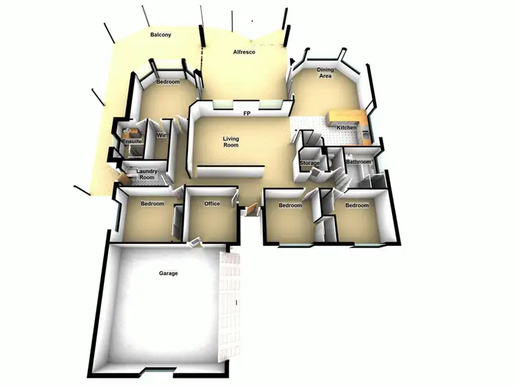 Floorplan of Homely house listing, 22 Mirrigan Court, Petrie QLD 4502