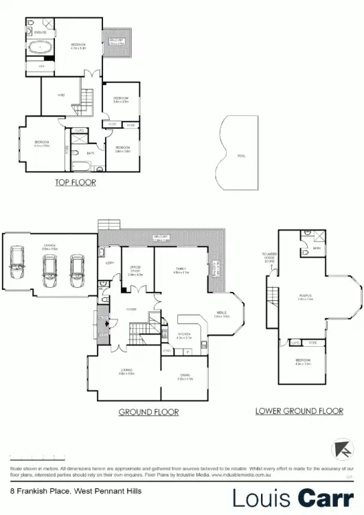 Floorplan of Homely house listing, 8 Frankish Place, West Pennant Hills NSW 2125
