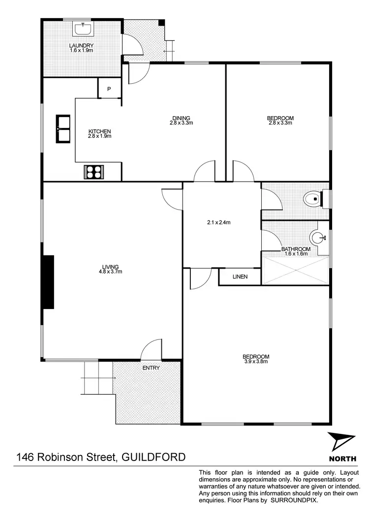 Floorplan of Homely house listing, 146 Robertson St, Guildford NSW 2161