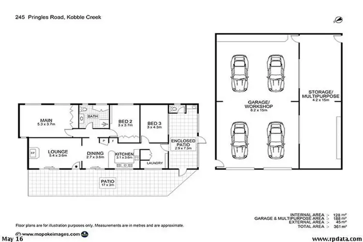 Floorplan of Homely house listing, 245 Pringles Road, Kobble Creek QLD 4520