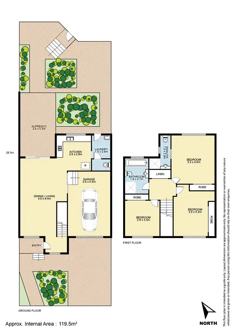 Floorplan of Homely townhouse listing, 57 Clare Street, Blacktown NSW 2148