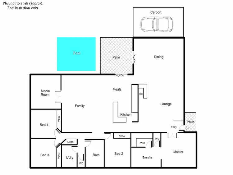 Floorplan of Homely house listing, 27 Overlander Ct, Jimboomba QLD 4280