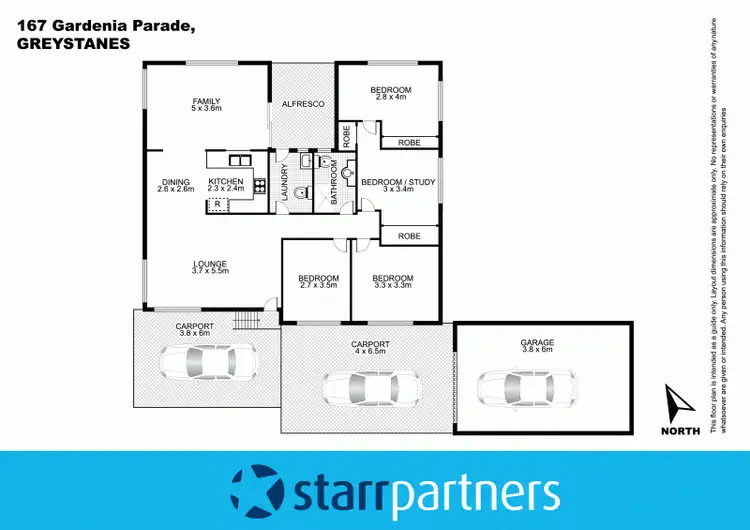 Floorplan of Homely house listing, 167 Gardenia Parade, Greystanes NSW 2145