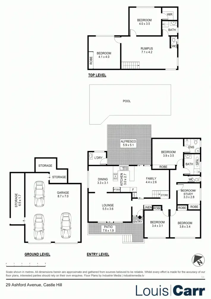 Floorplan of Homely house listing, 29 Ashford Avenue, Castle Hill NSW 2154