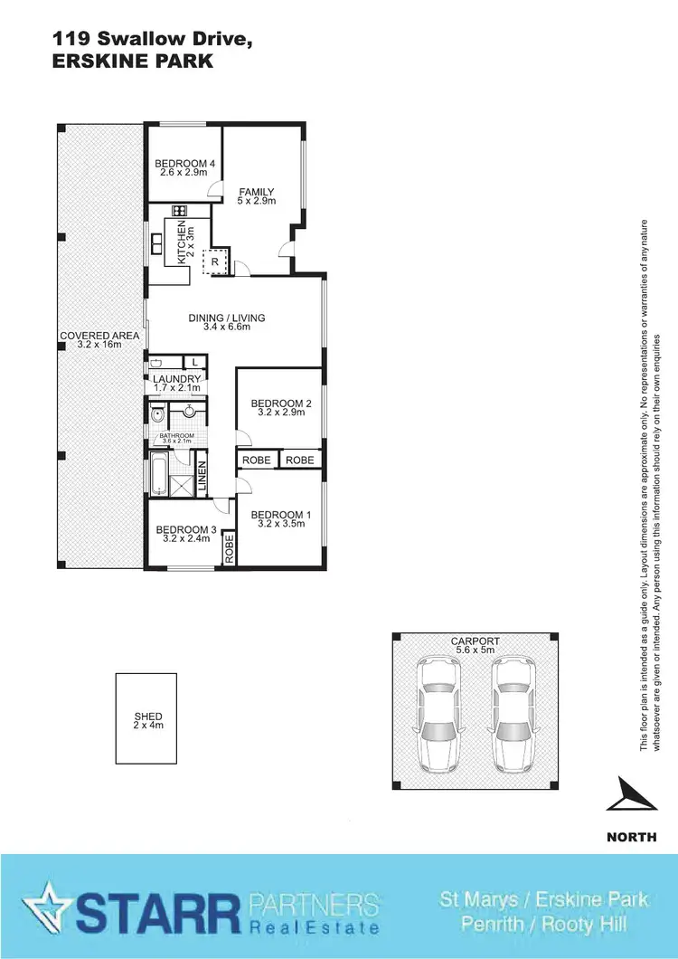 Floorplan of Homely house listing, 119 Swallow Drive, Erskine Park NSW 2759