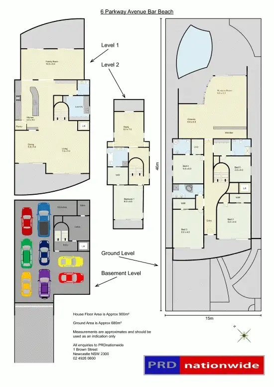 Floorplan of Homely house listing, 6 Parkway Avenue - OLD, Bar Beach NSW 2300