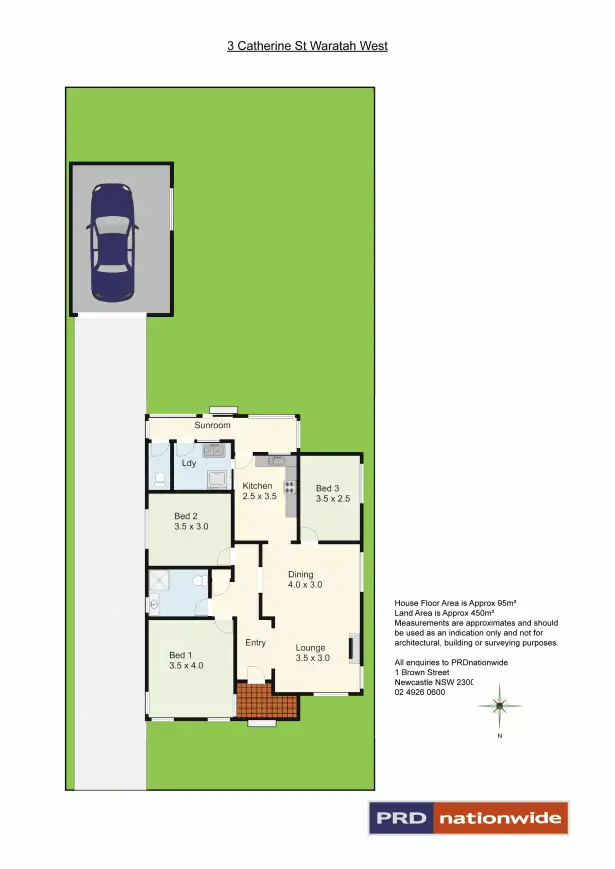 Floorplan of Homely house listing, 3 Catherine Street, Waratah West NSW 2298