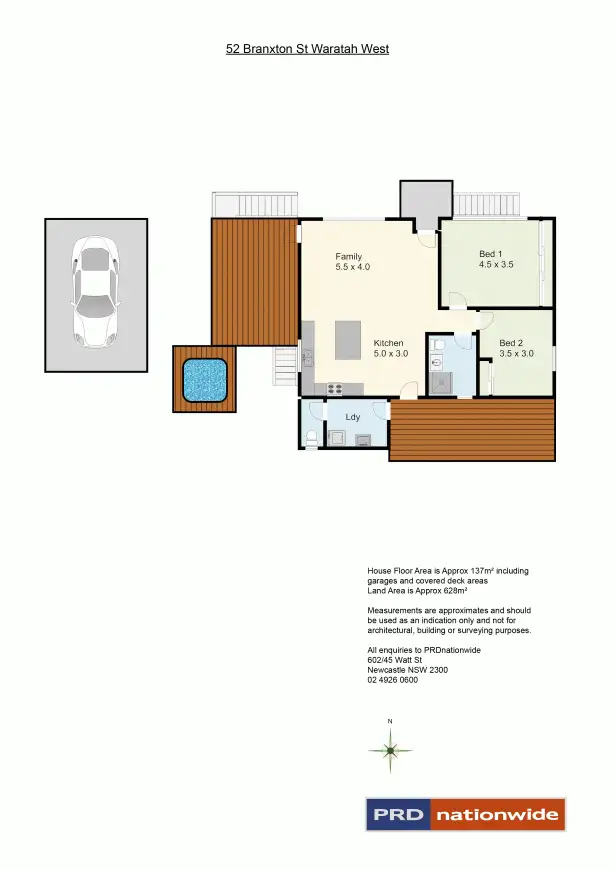 Floorplan of Homely house listing, 52 Branxton Street, Waratah West NSW 2298