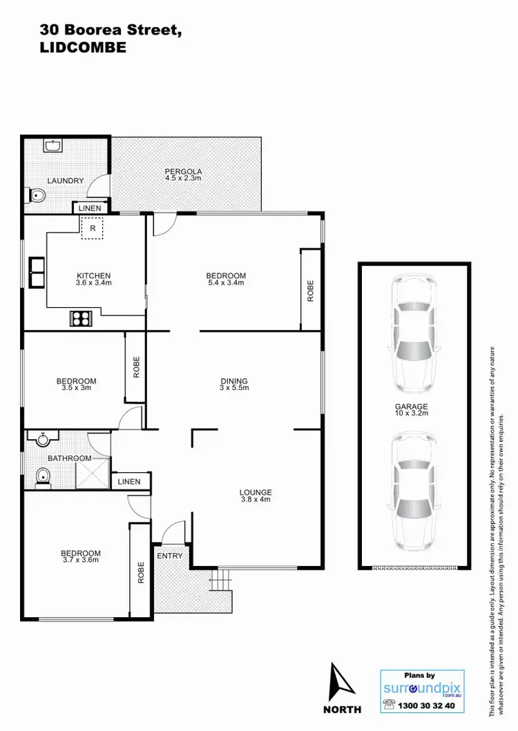 Floorplan of Homely house listing, 30 Boorea St, Lidcombe NSW 2141