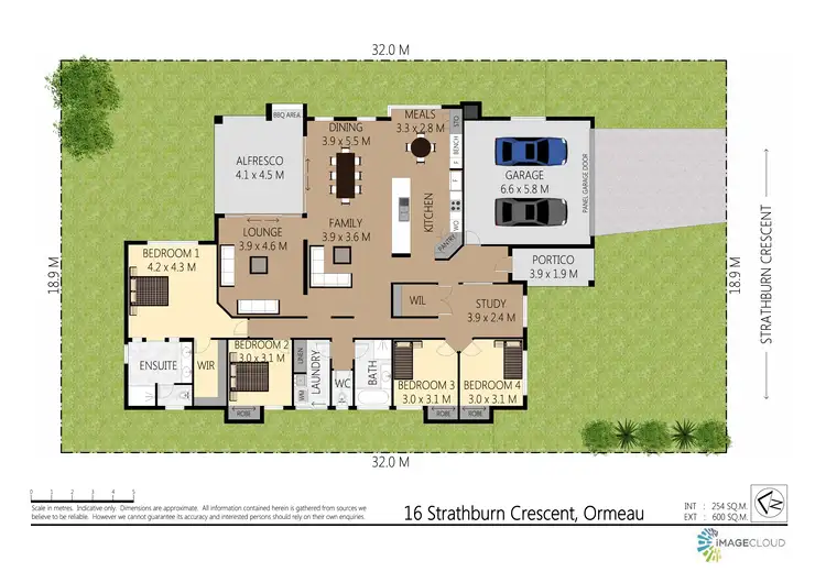 Floorplan of Homely house listing, 16 Strathburn Crescent, Ormeau QLD 4208