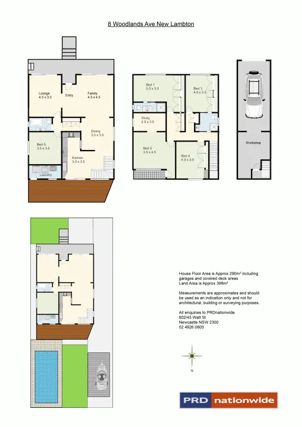 Floorplan of Homely house listing, 8 Woodlands Avenue, New Lambton NSW 2305