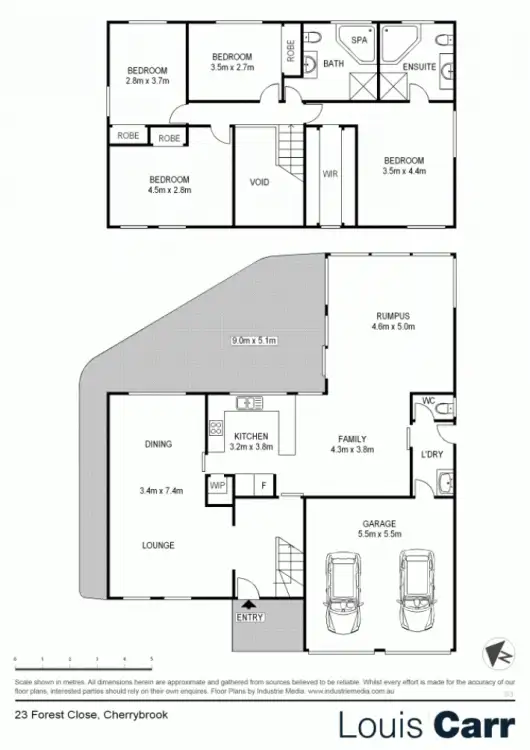 Floorplan of Homely house listing, 23 Forest Close, Cherrybrook NSW 2126