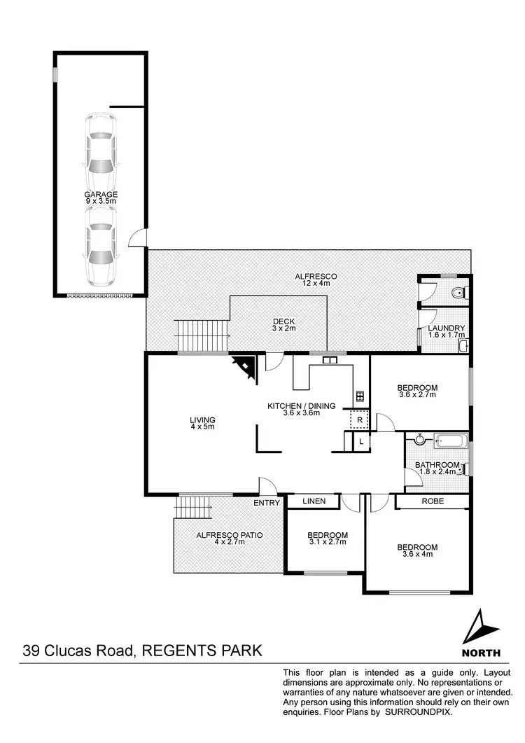 Floorplan of Homely house listing, 39 Clucas Road, Regents Park NSW 2143