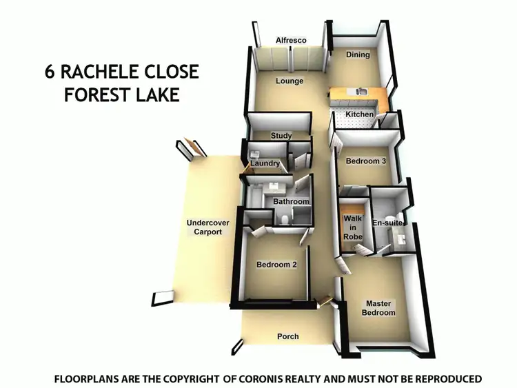 Floorplan of Homely house listing, 6 Rachele Close, Forest Lake QLD 4078
