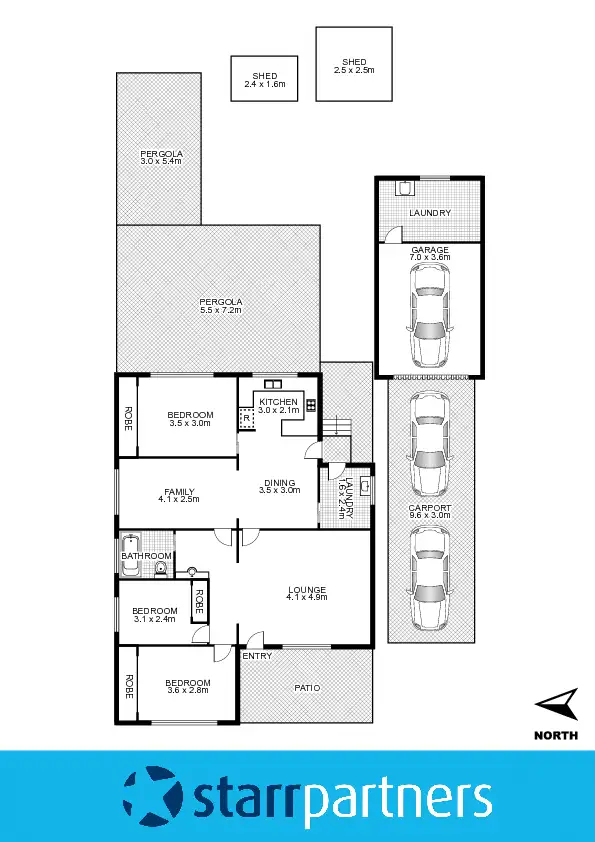 Floorplan of Homely house listing, 12 Craig Avenue, Oxley Park NSW 2760
