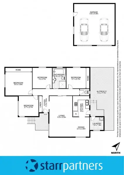 Floorplan of Homely house listing, 35 Thrift Street, Colyton NSW 2760