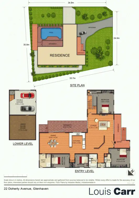 Floorplan of Homely house listing, 22 Doherty Avenue, Glenhaven NSW 2156
