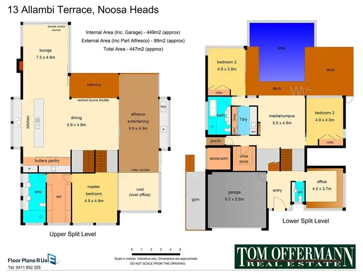 Floorplan of Homely house listing, 13 Allambi Terrace, Noosa Heads QLD 4567