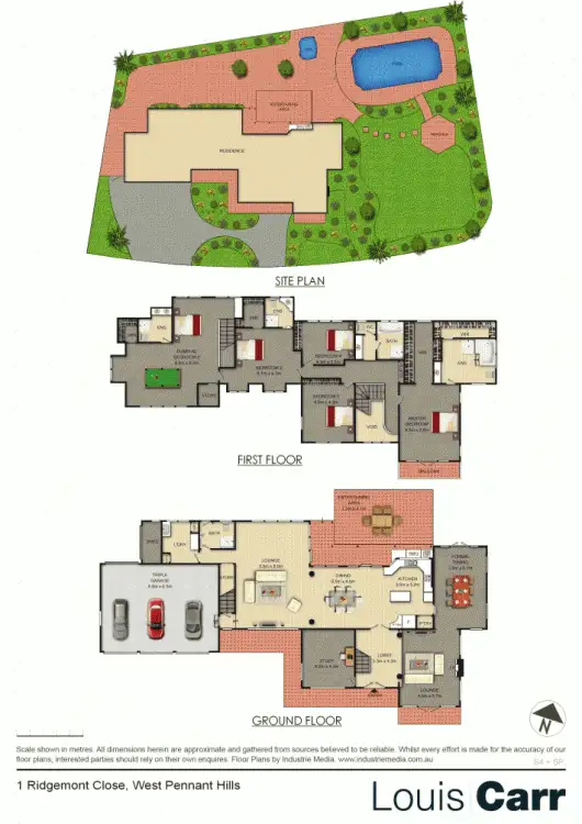 Floorplan of Homely house listing, 1 Ridgemont Close, West Pennant Hills NSW 2125
