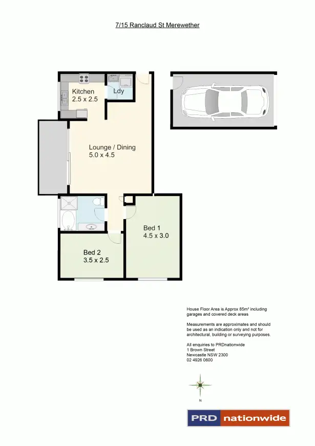 Floorplan of Homely unit listing, 7/15 Ranclaud Street, Merewether NSW 2291