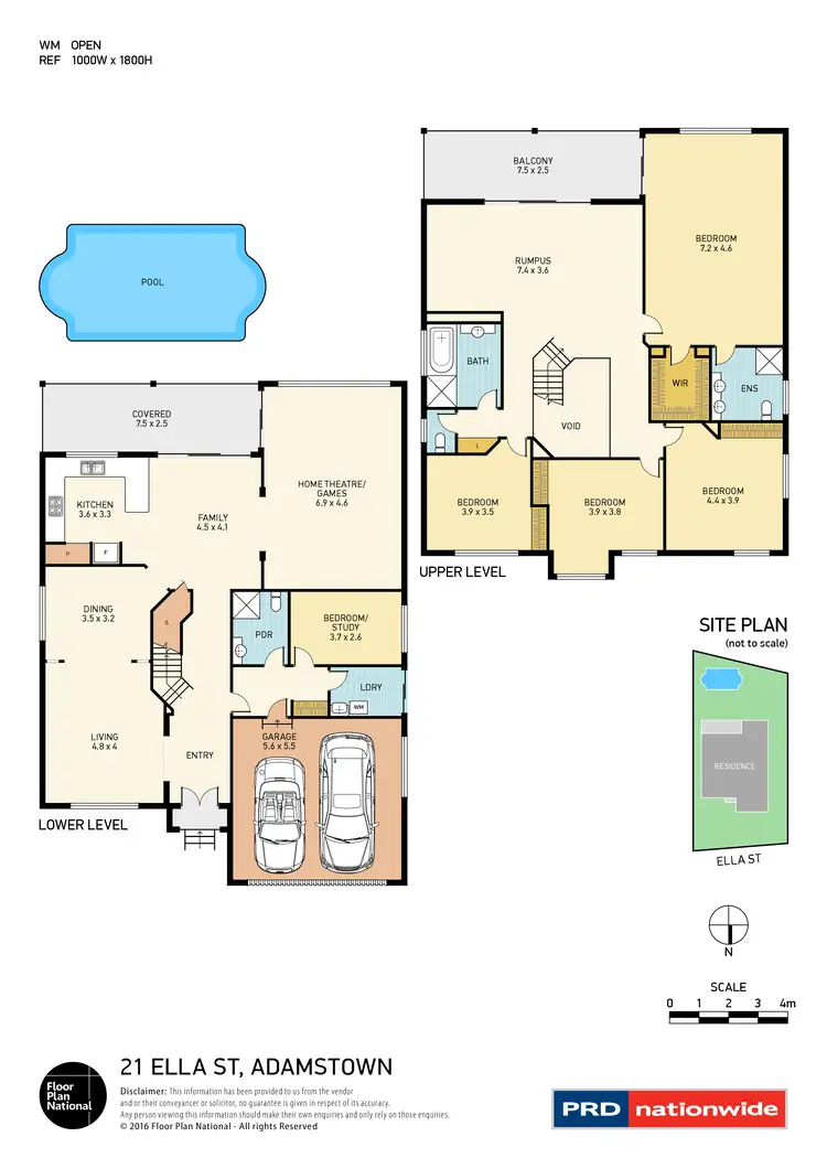 Floorplan of Homely house listing, 21 Ella Street, Adamstown NSW 2289