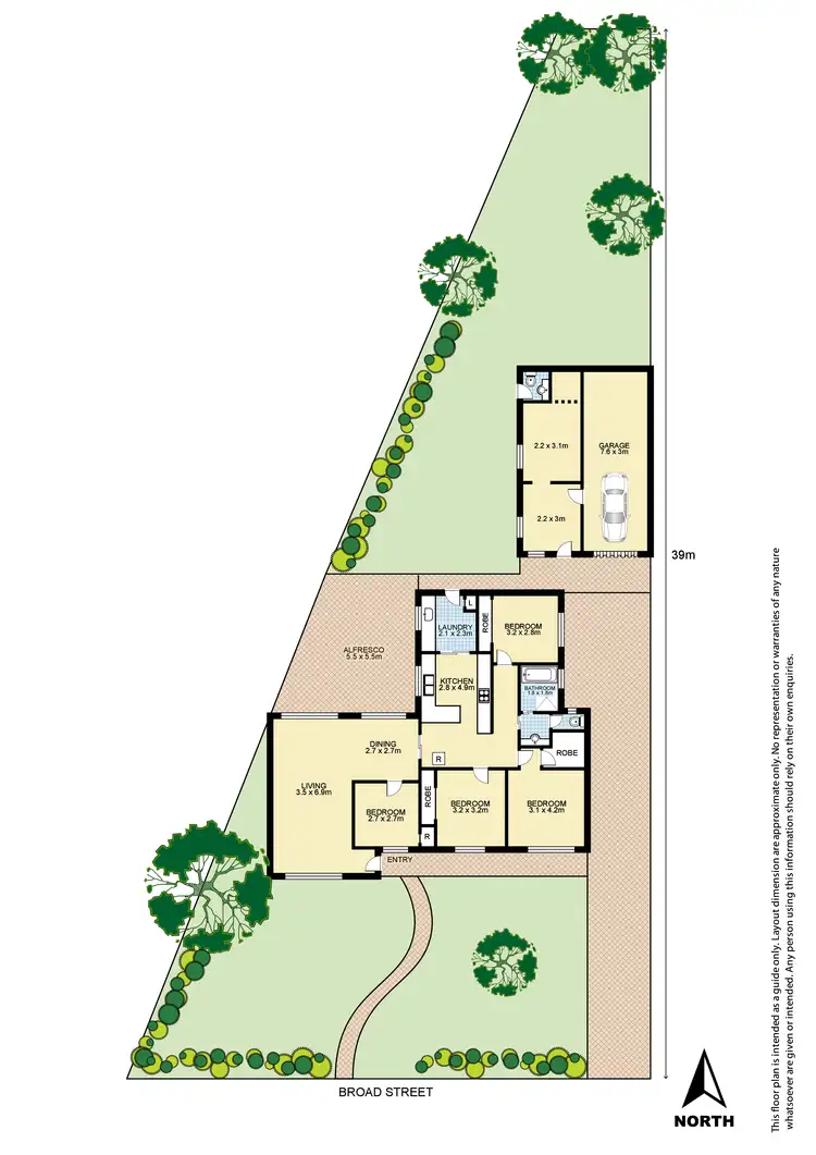 Floorplan of Homely house listing, 9 Broad Street, Prospect NSW 2148