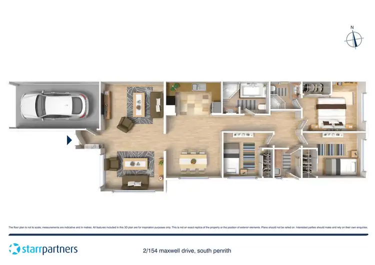 Floorplan of Homely villa listing, 2/154 Maxwell Street, South Penrith NSW 2750