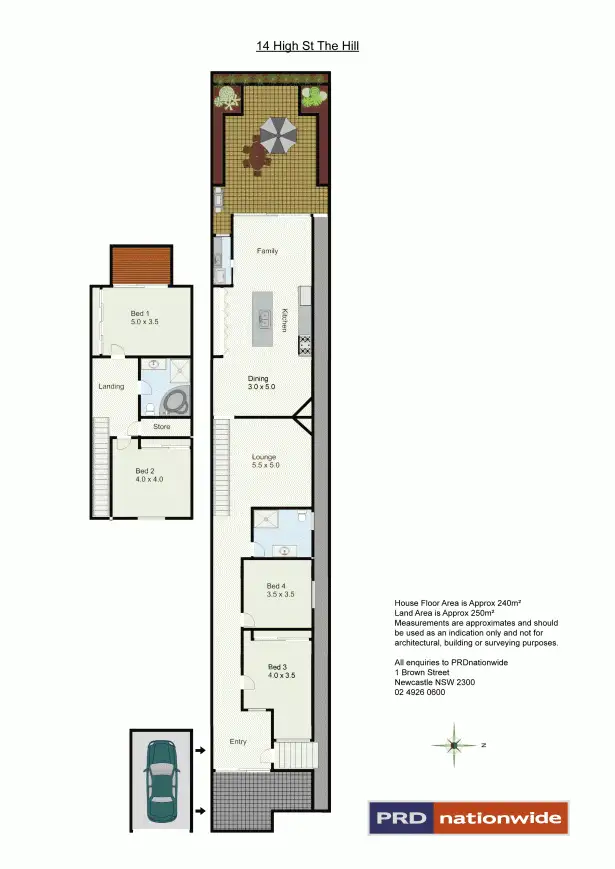 Floorplan of Homely house listing, 14 High Street, The Hill NSW 2300
