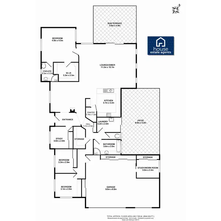 Floorplan of Homely house listing, 17 Rangeview Drive, Top Camp QLD 4350